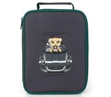 Детская сумка для завтраков - ланчбокс Jaguar Lunch Box, Grey/Green